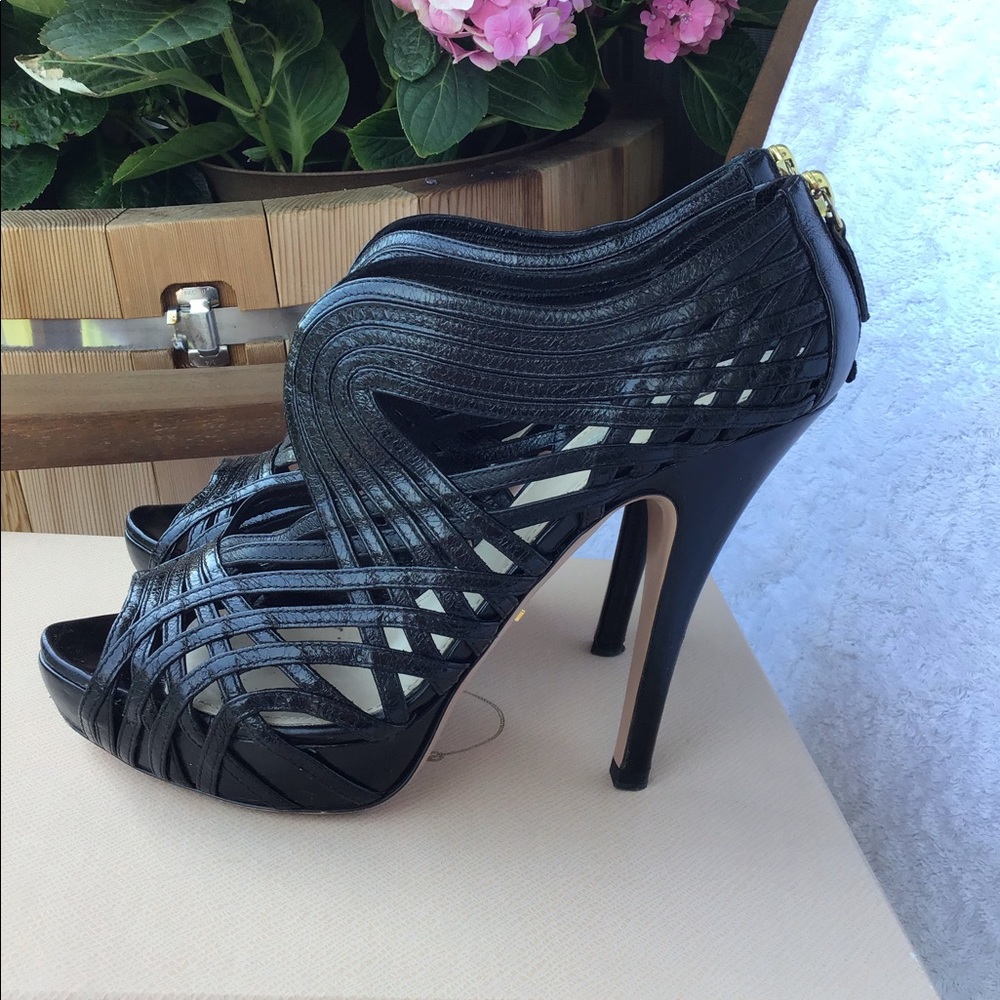 Prada black sandals